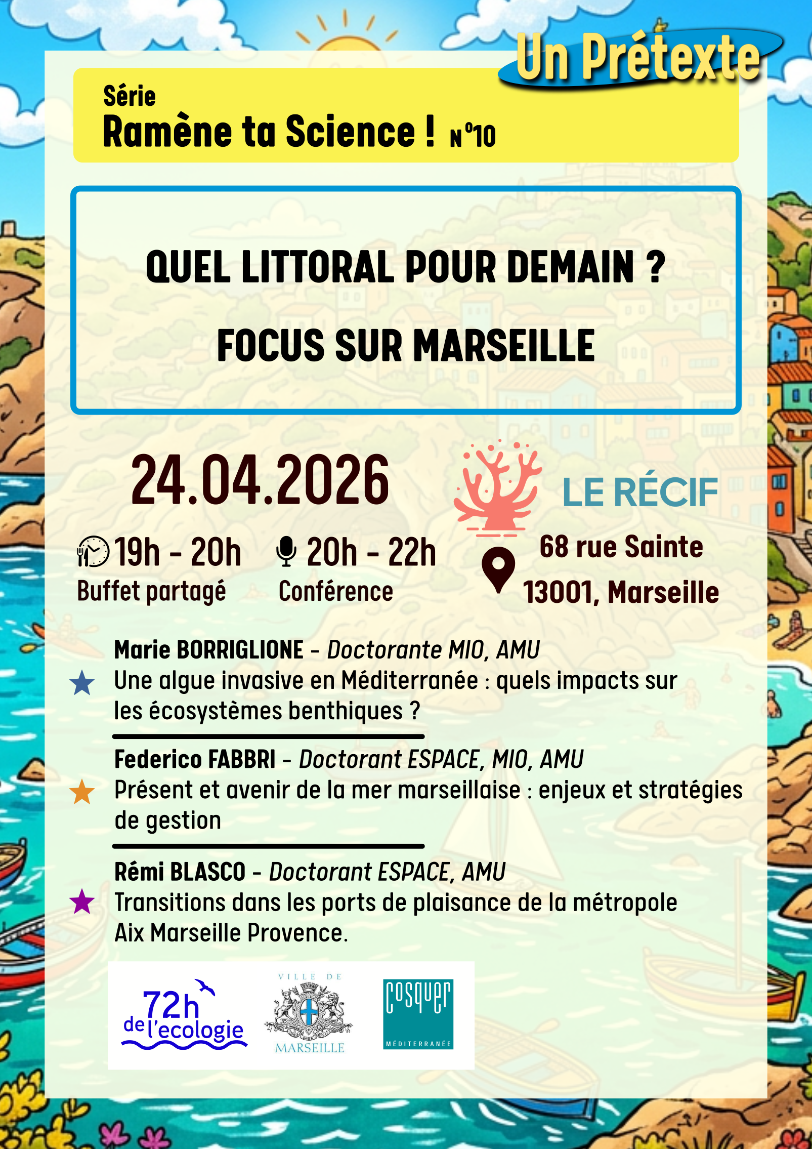 Quel littoral pour demain ? Focus sur Marseille - Conférence