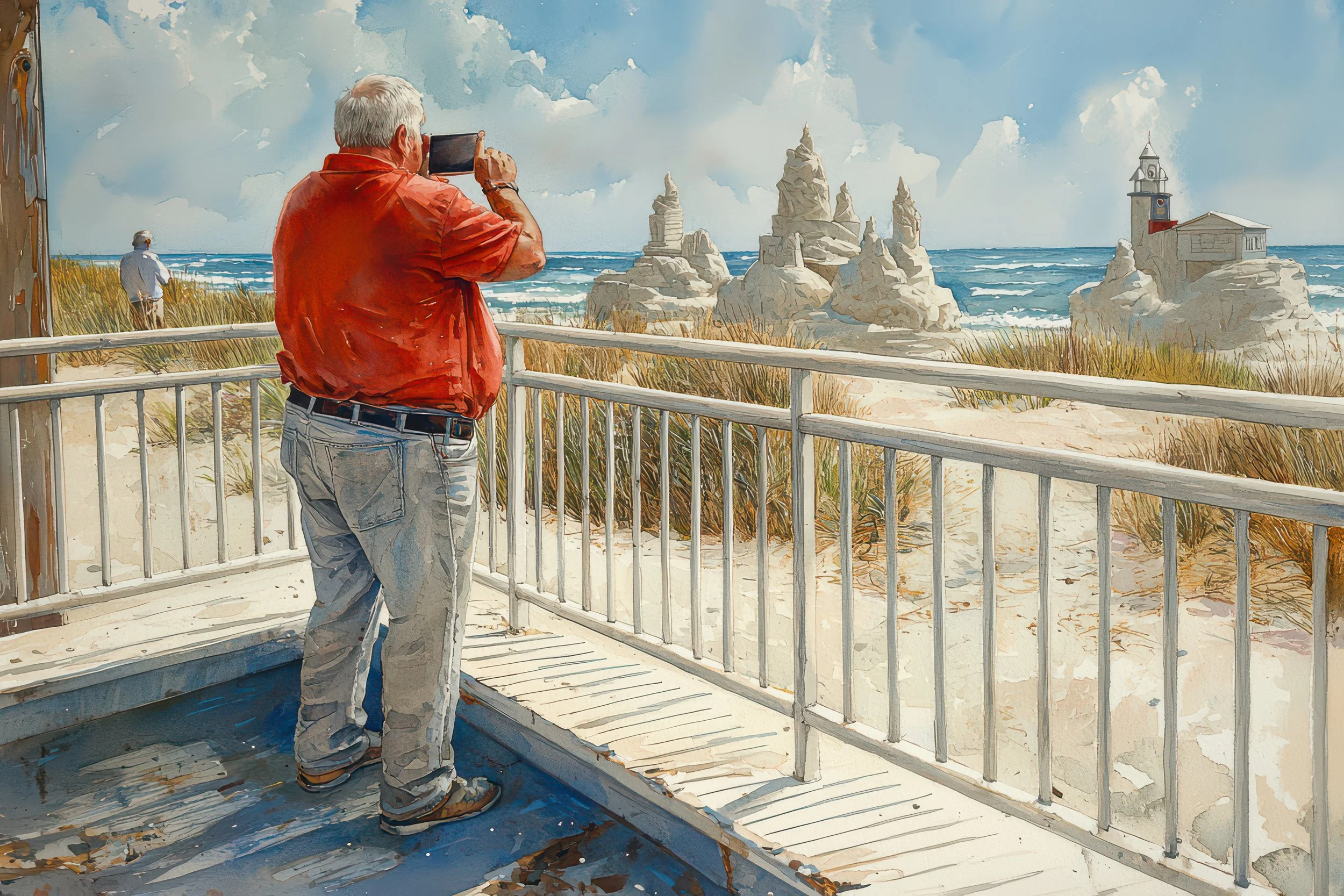man-taking-photo-of-beach-sandcastles-fine-art-photograph.jpg