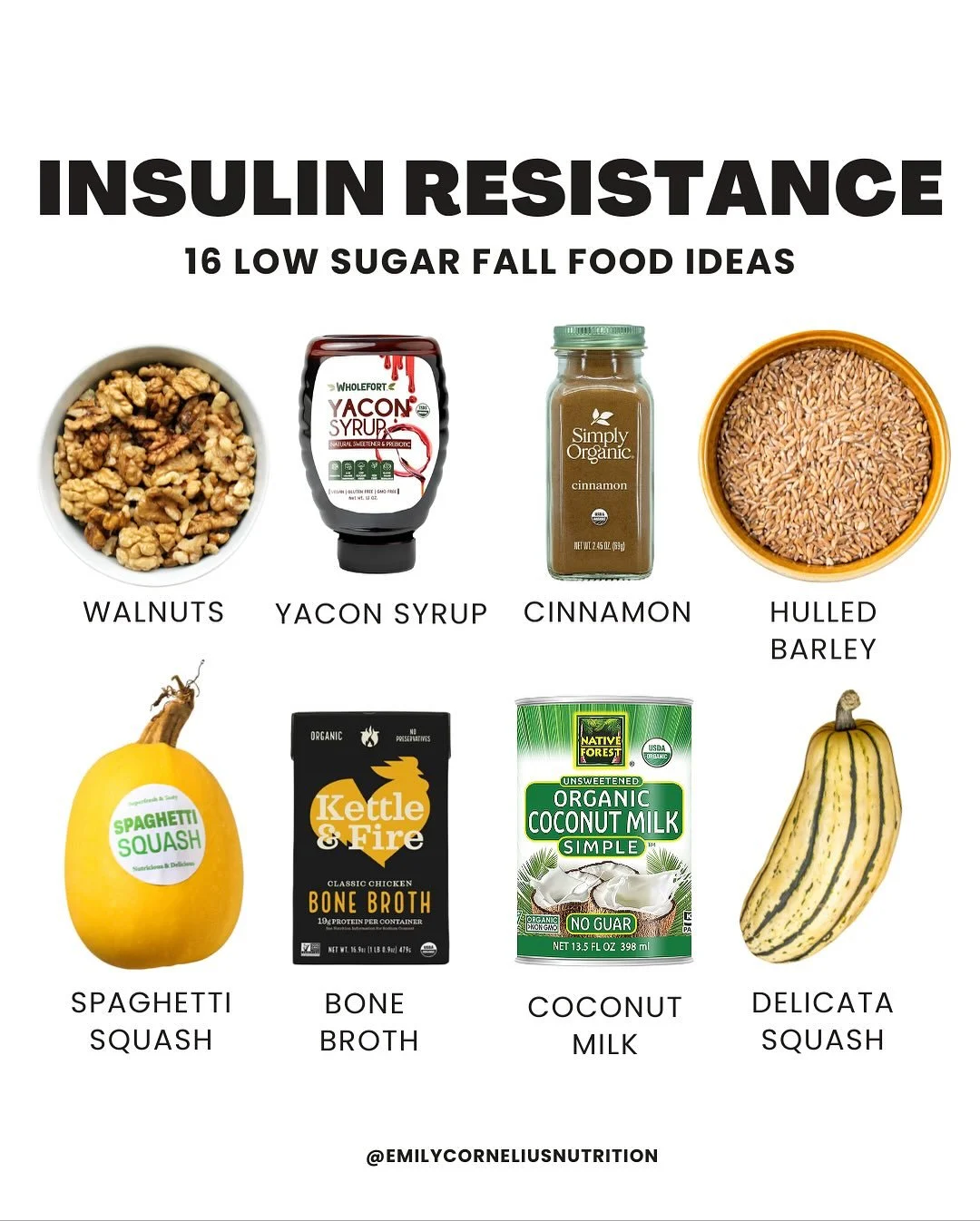 Working my way through this list 💕🍂 SAVE, SHARE, and TRY these fall staples that are great for reversing insulin resistance! 

But first, if you like posts like this you may never see my content again, so make sure you click the follow button. 💕 
