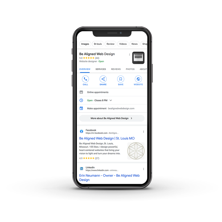 Be Aligned Web Design | Web Design + SEO | St. Louis, MO