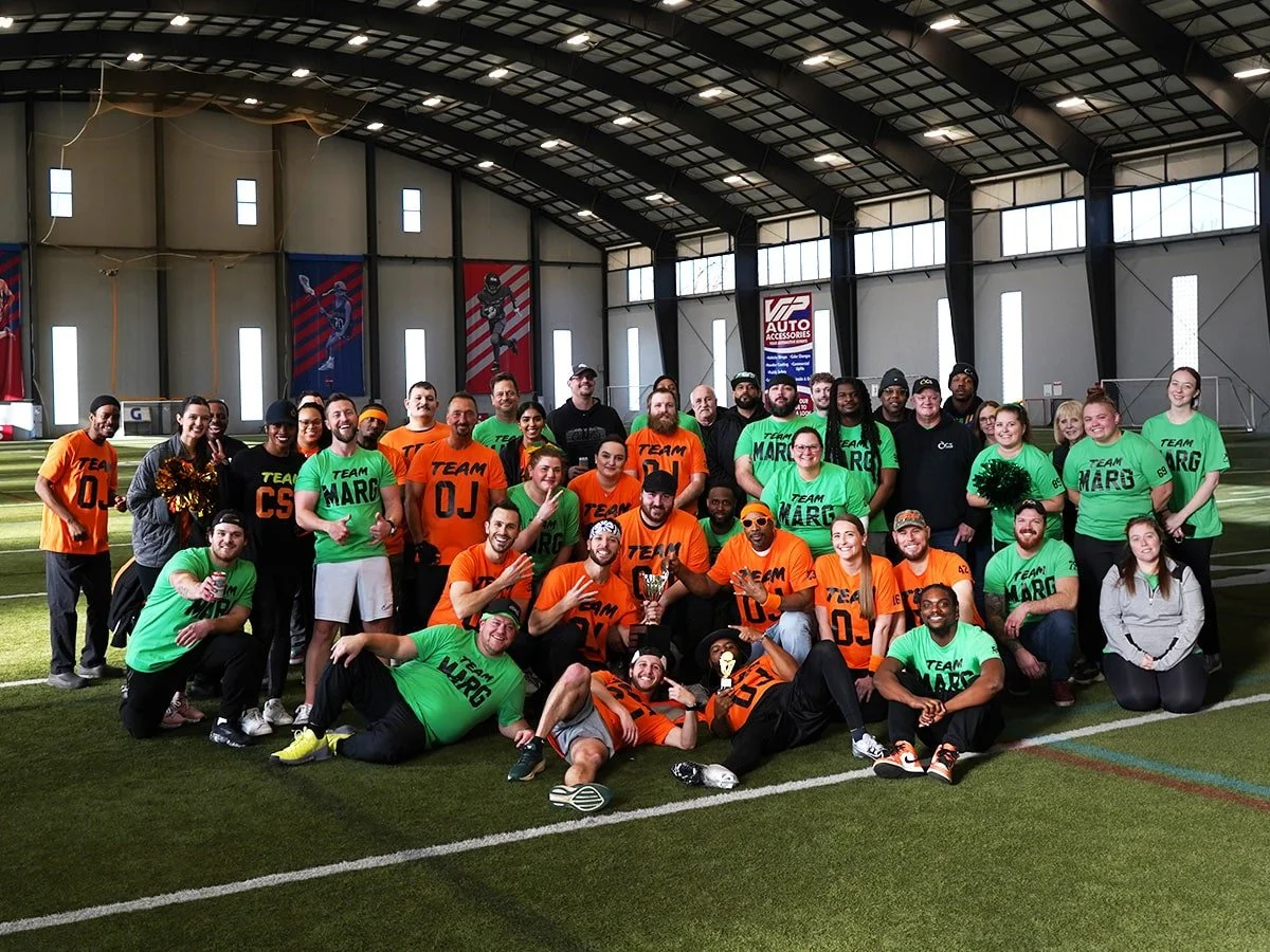 CS Group - Yearly kickball game OJ vs. Marg