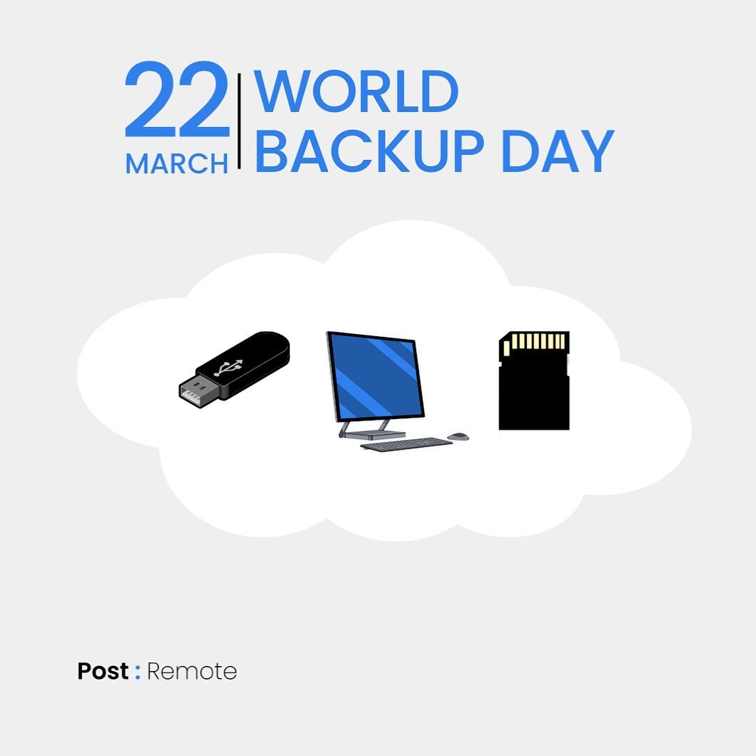 Today is world backup day. Don&rsquo;t forget to backup all your files on a regular basis but especially today! 

#postremote #postproduction #remotecollaboration #postproduction #remoteproduction #cloud #videoediting  #remotework #protools #remoteed