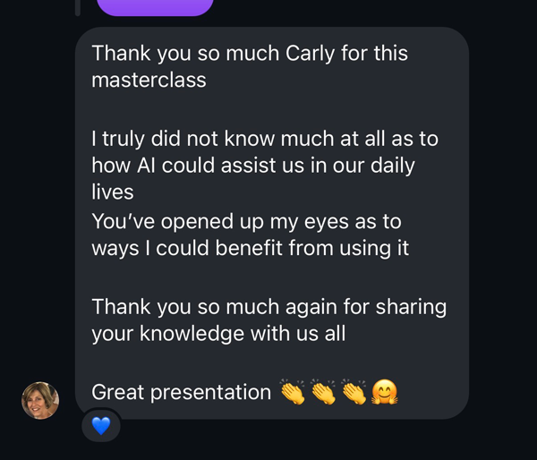 Testimonial 1 - Ai Advantage