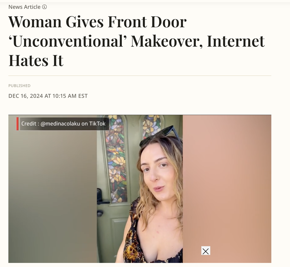 My Front Door Broke the Internet