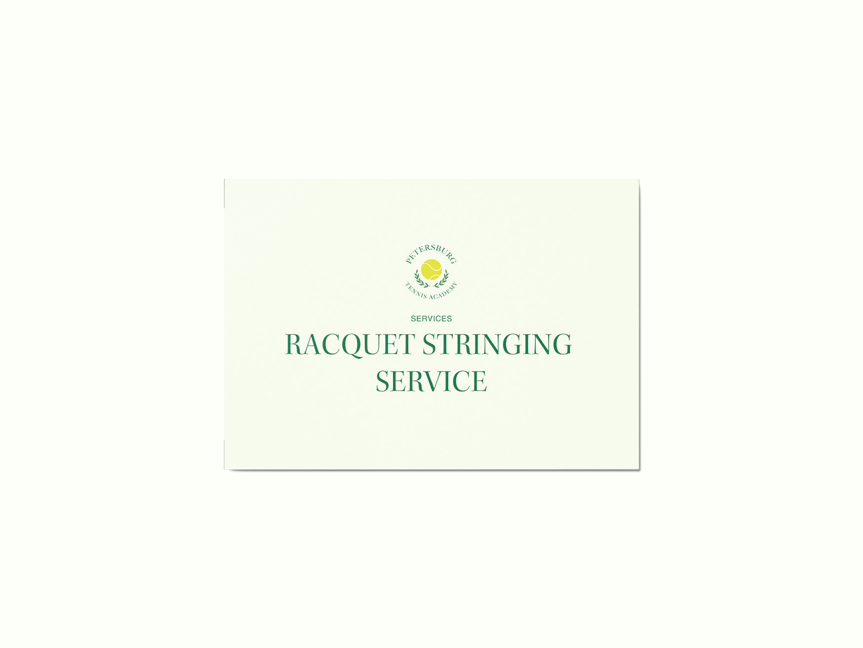 Racquet Stringing Service