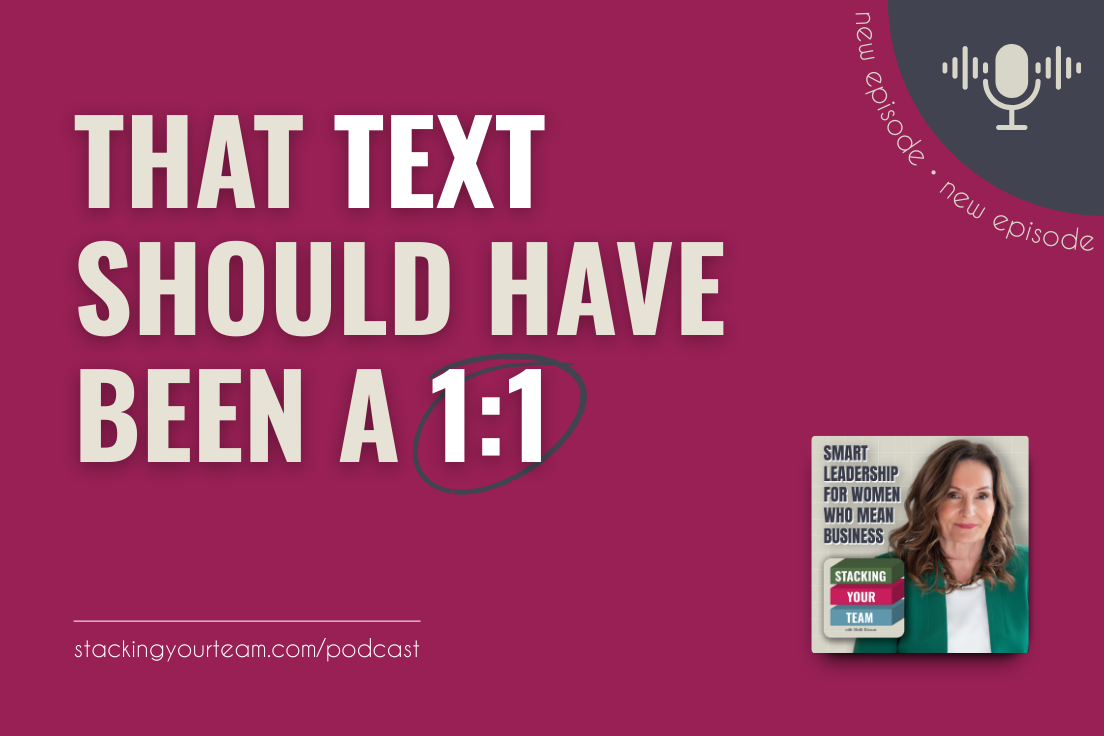 408: That Text Should Have Been a 1:1