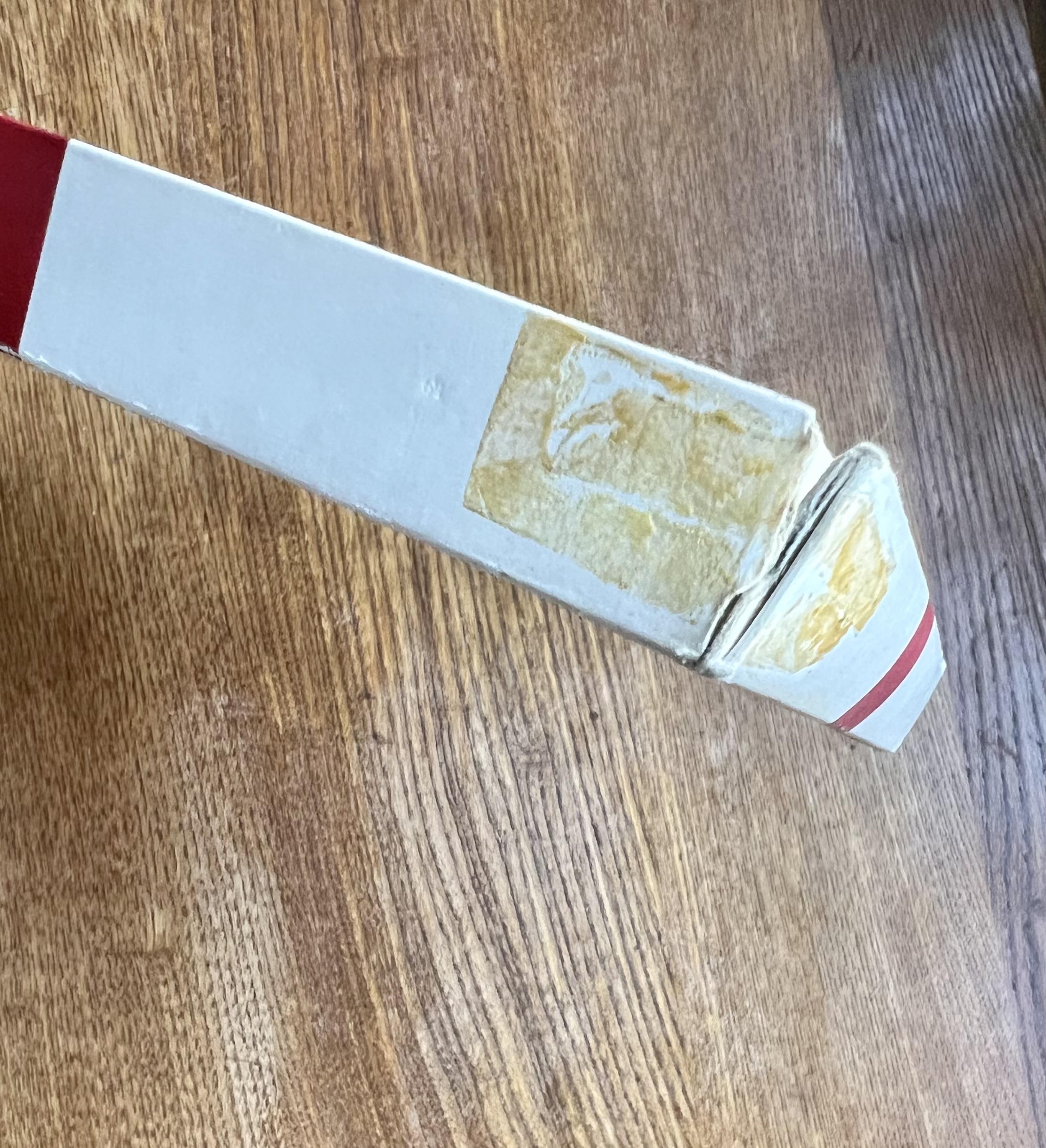 Corner damage to box