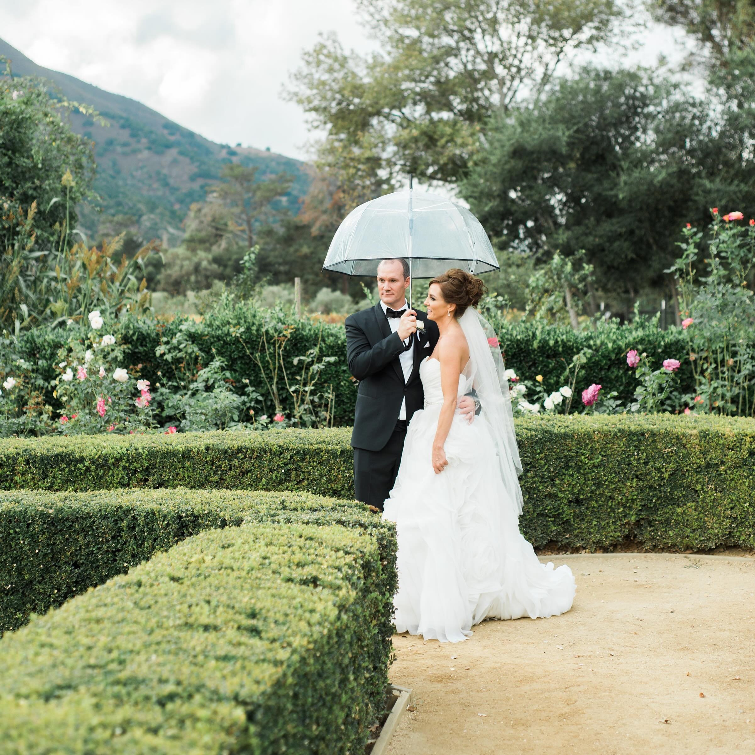 A gentle reminder after the rainy weekend in LA. 

-

Don&rsquo;t lose sight of what your wedding is all about: Your marriage! At the end of the day, what truly matters is that you are marrying your best friend.  Remember, you get to spend every day 