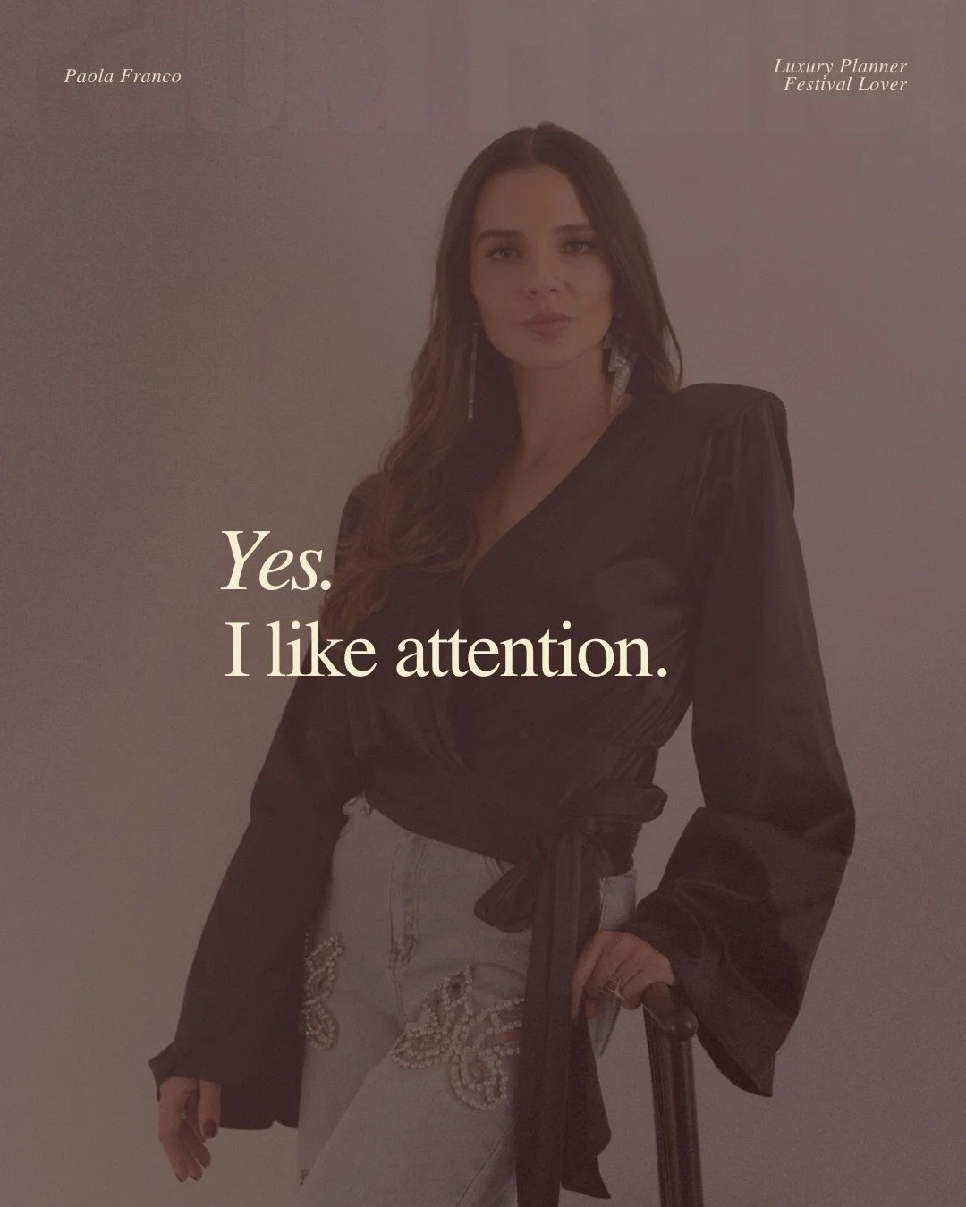 There&rsquo;s a difference between being visible and being needy. Luxury brands are seen on purpose. Attention is a strategy. Worthiness is not up for public vote.

People confuse visibility with insecurity all the time.

Especially when it comes to 