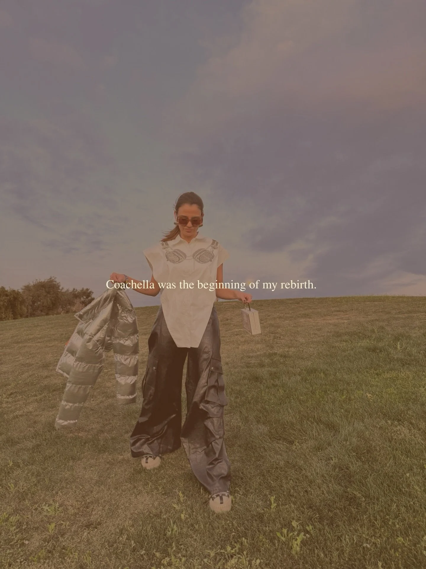 Coachella countdown feels different when you realize it&rsquo;s not just a festival for you&hellip; it&rsquo;s a timeline of becoming.

My first Coachella and festival for that matter was in 2019. 
Late start, I know.

I was still married then, and i