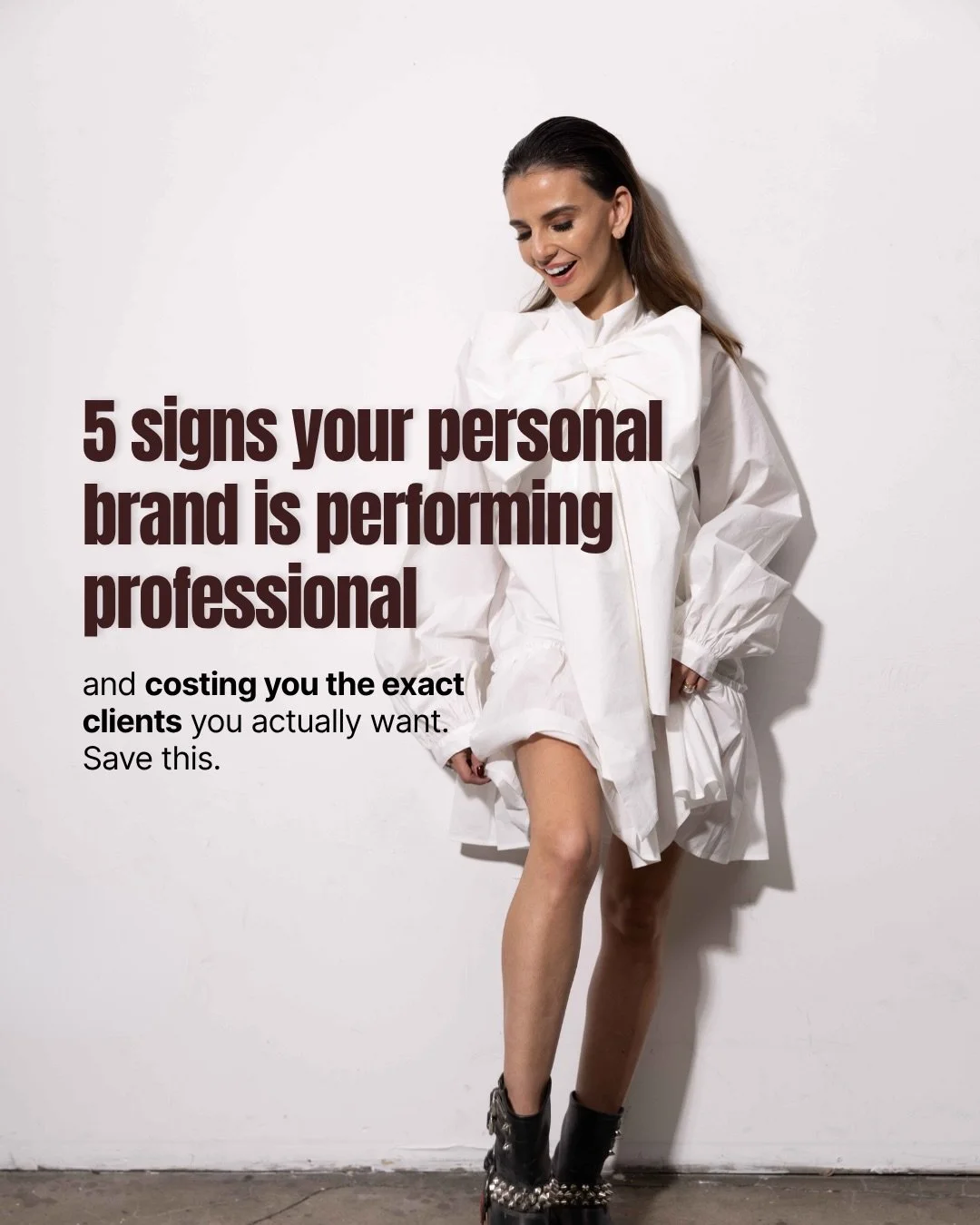 Your business looks great. But does it feel like you?

I work with creatives who built beautiful businesses that make them miserable. Not because they failed &mdash; because they succeeded as someone they&rsquo;re not.
The brand is polished. The cl