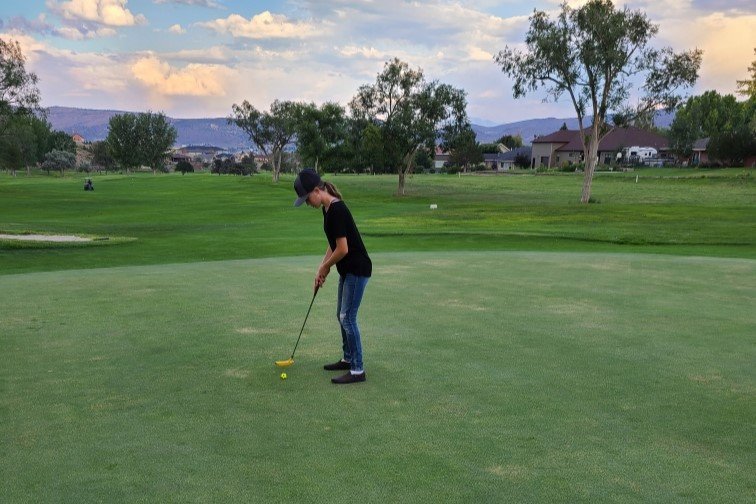 Young Golfer at Ruby View Golf Course