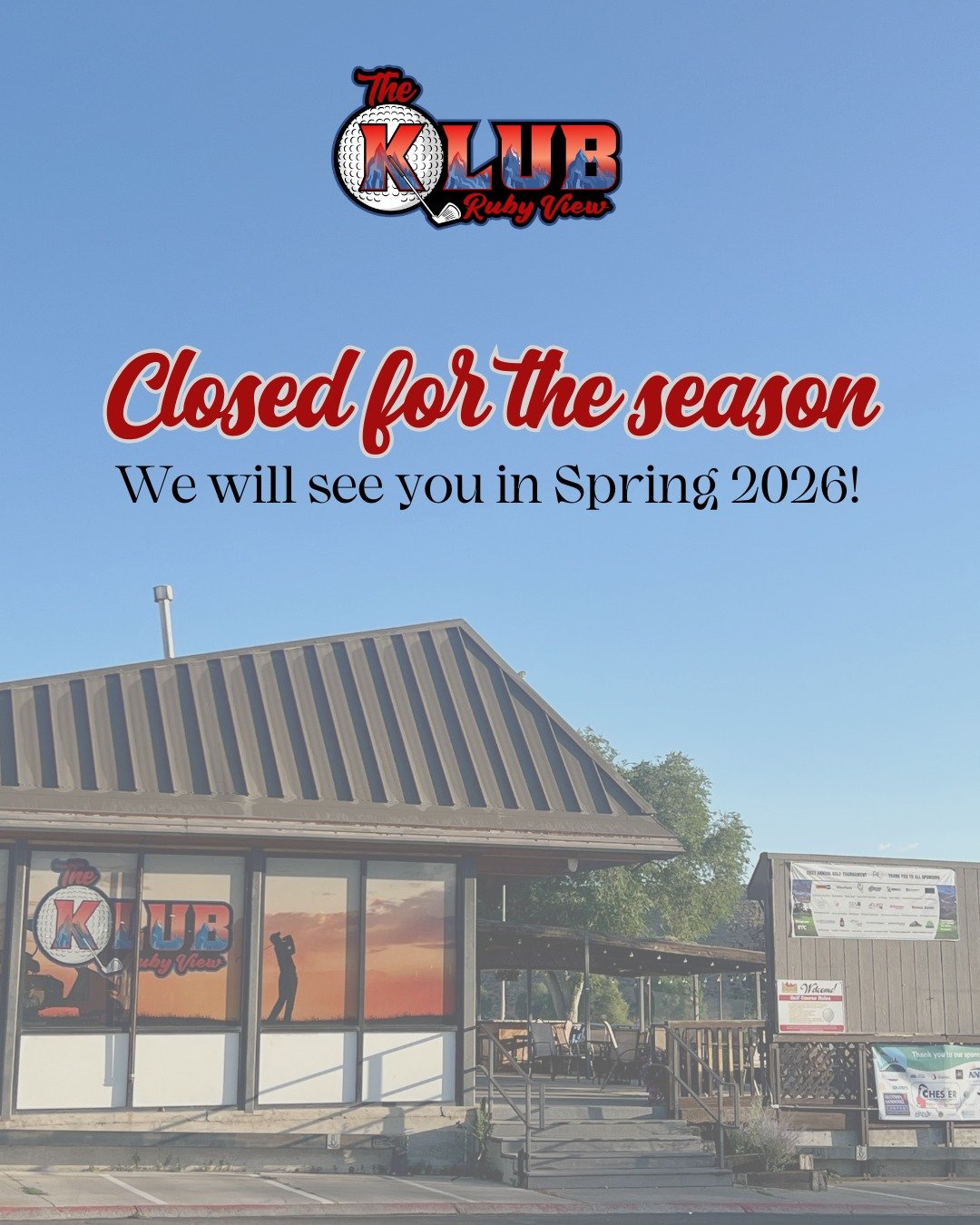 That&rsquo;s a wrap on the season at The Klub Ruby View! Thank you to everyone who stopped in for a bite, a drink, or a laugh on the patio. We&rsquo;re officially closed for the winter&mdash;but we&rsquo;ll see you in Spring 2026!

 #klubrubyview #th