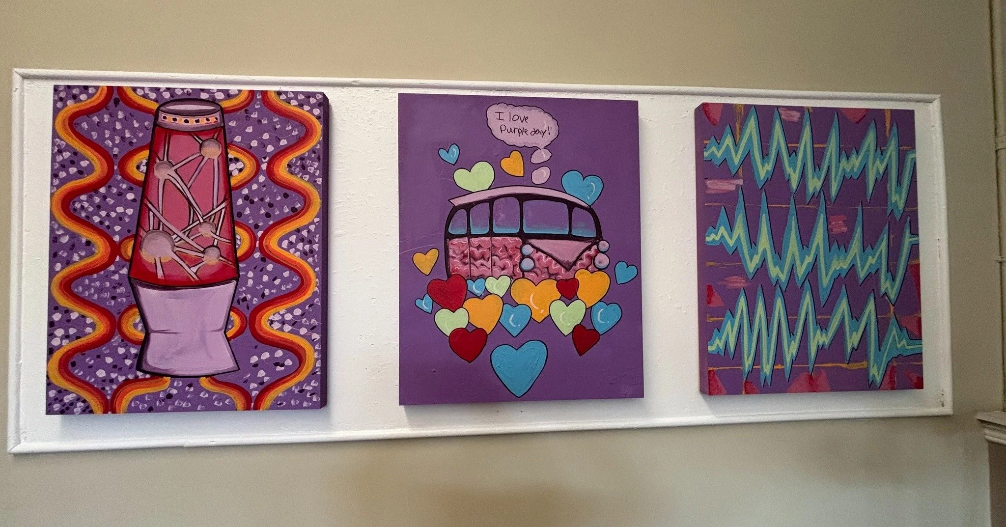 Back in March, we invited our community to help us bring some funky new art into our office. After months of anticipation, we&rsquo;re thrilled to finally have these groovy, hand-painted signs brightening up our walls! 💜✨

Every day, our work is ins