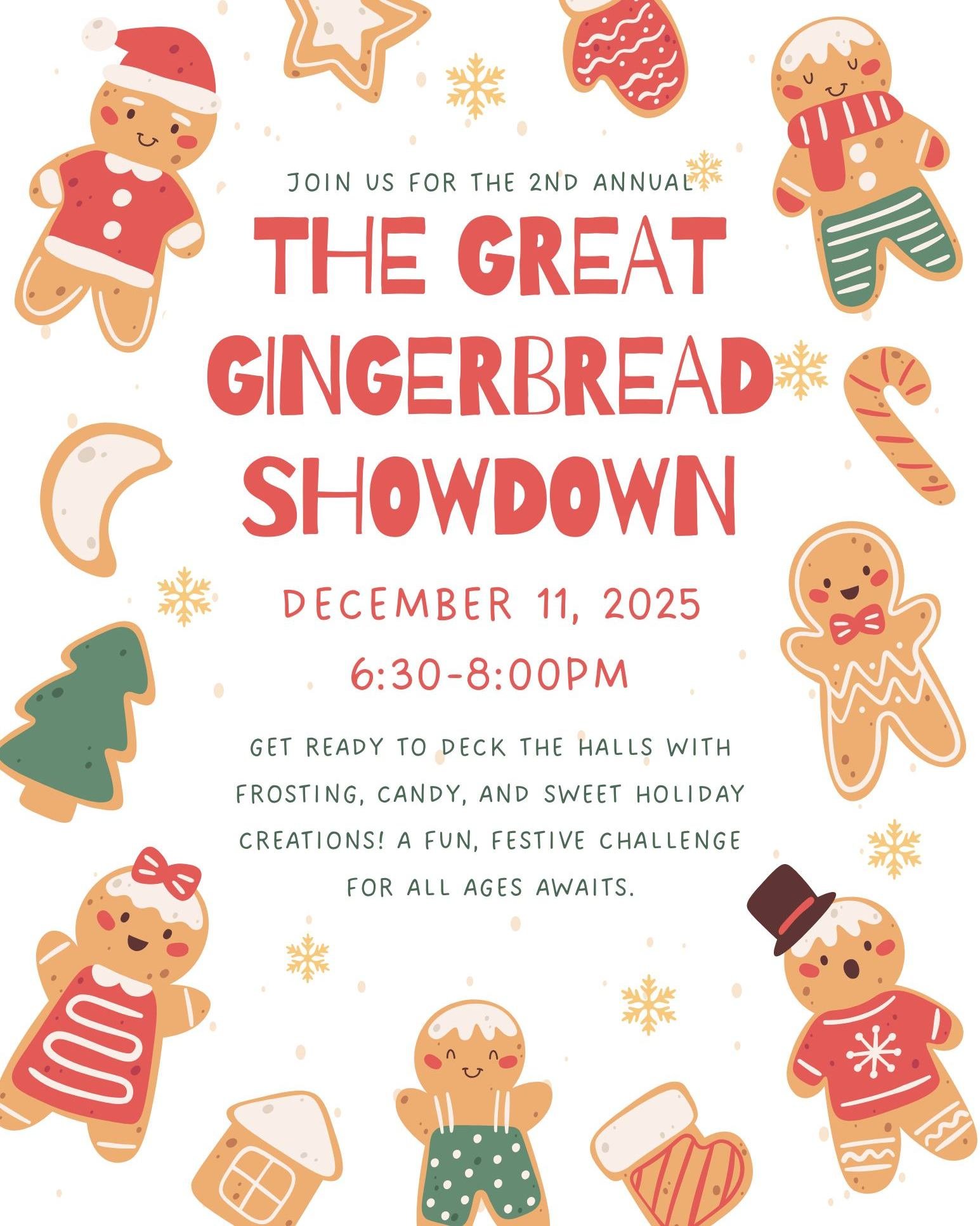 It's December! ❄

That means that we are just 11 days away from our Second Annual Great Gingerbread Showdown! We can't wait to welcome people with epilepsy of all ages and their families back for an epic battle of gingerbread villages!

Want to get i
