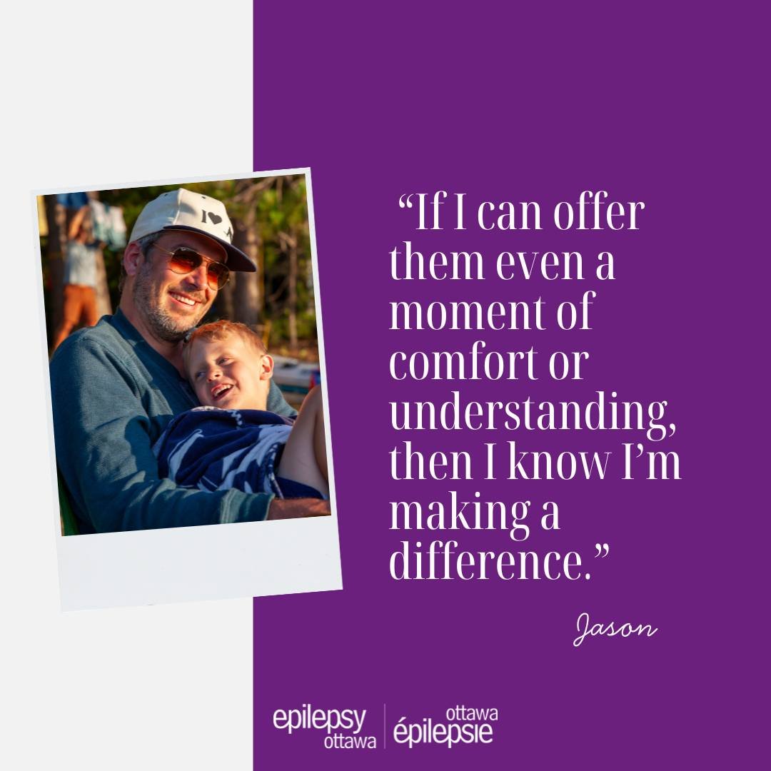 Meet Jason, who was diagnosed with epilepsy in adulthood. Through resilience, family support, and volunteering with Epilepsy Ottawa, he&rsquo;s transformed his journey into a mission to support others facing similar struggles.

Read Jason&rsquo;s sto