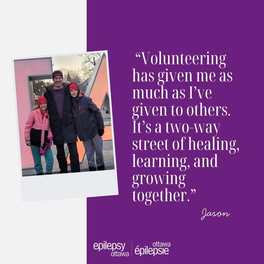 💜 Jason didn&rsquo;t let epilepsy define him&mdash;he turned it into a mission to help others.

This Giving Tuesday, your donation to Epilepsy Ottawa can create more stories of hope, connection, and support for people living with epilepsy.

Read Jas