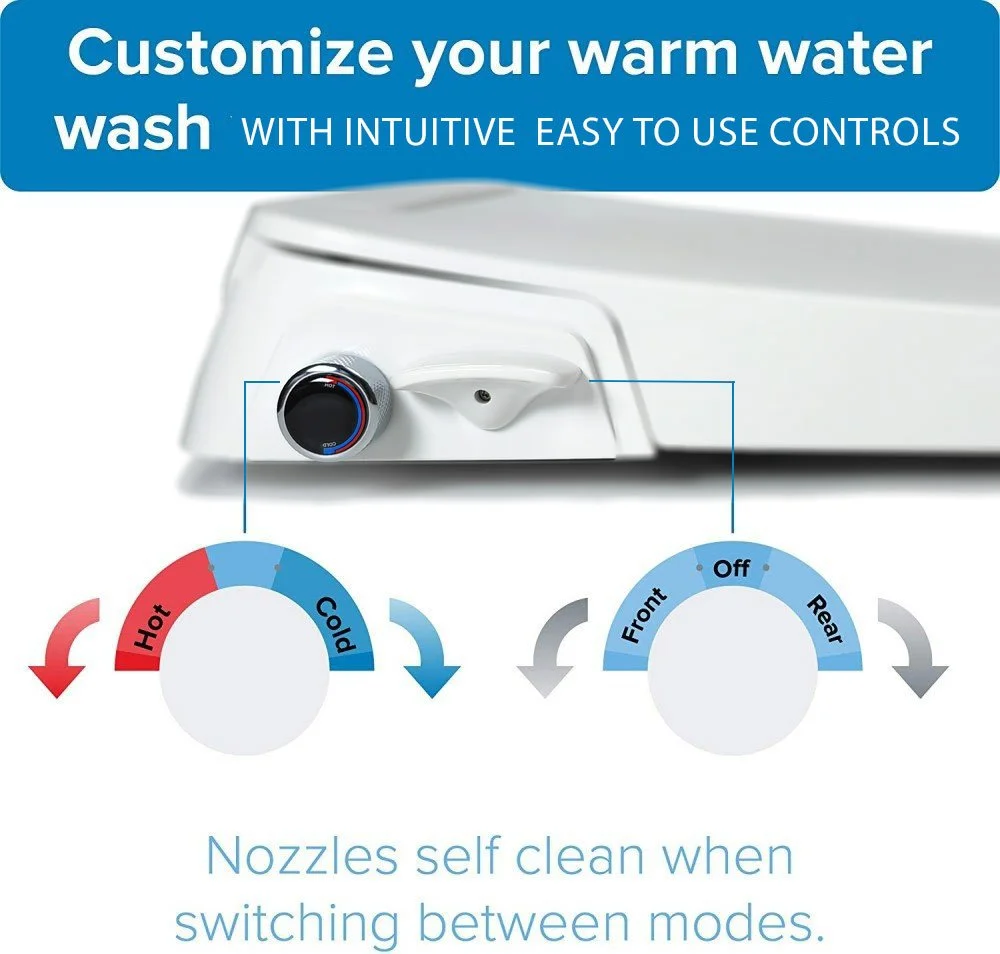 stromlos dusch wc aufsatz warmwasser