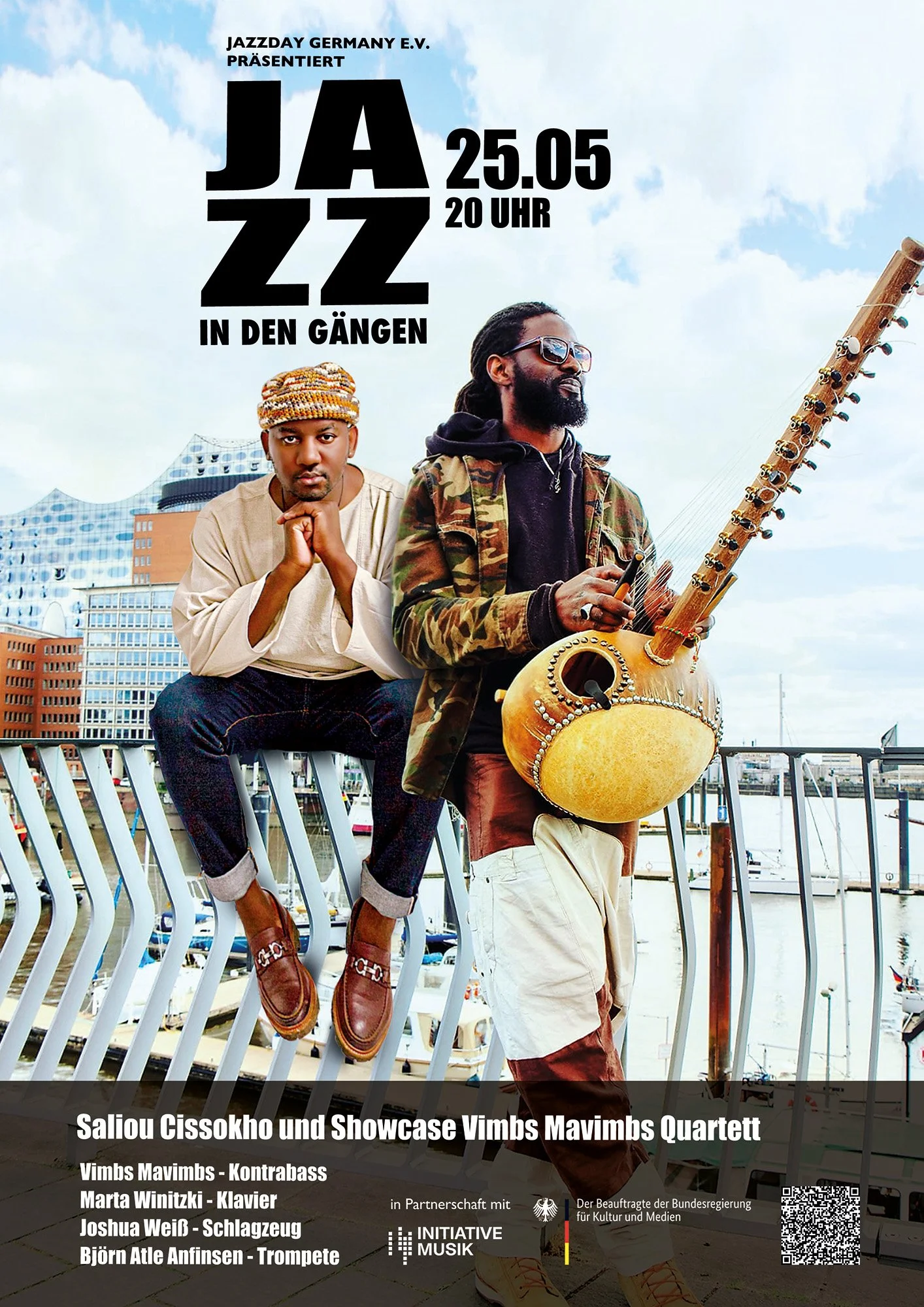 Saliou Cissokho und Showcase Vimbs Mavimbs Quartett – JAZZ IN DEN GÄNGEN