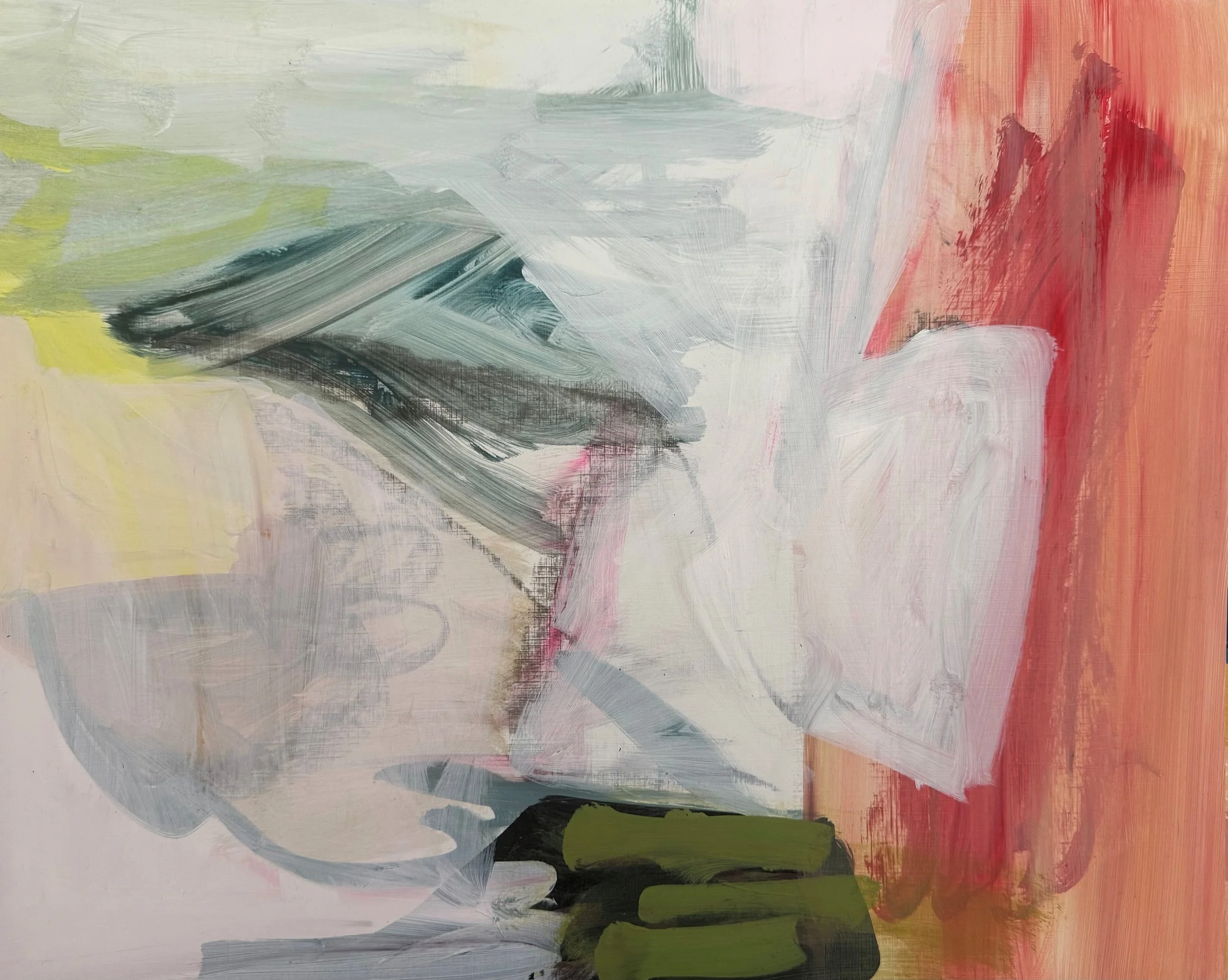 Float 40x50cm Acrylic on paper