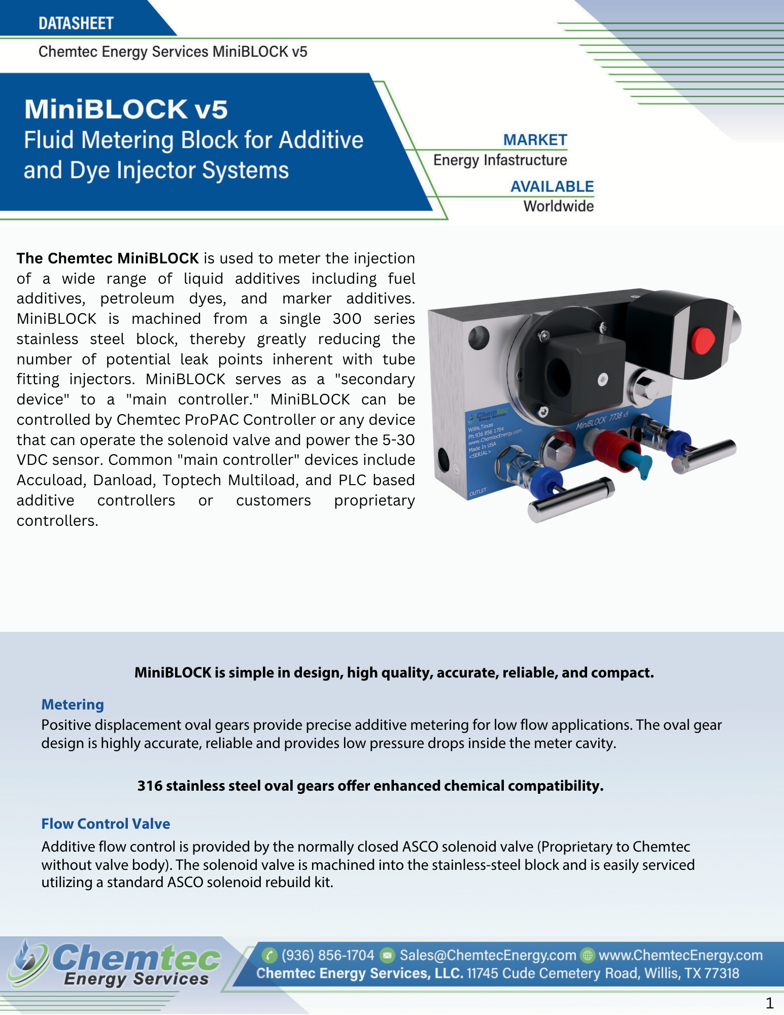 Chemtec Additive Injection MiniBLOCKv5 Field Guide | Portable Metering Skid Instructions | Chemtec ...