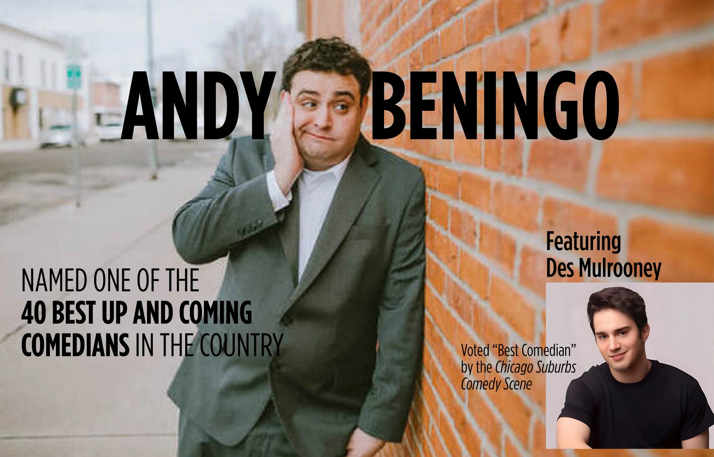Comedian Andy Beningo