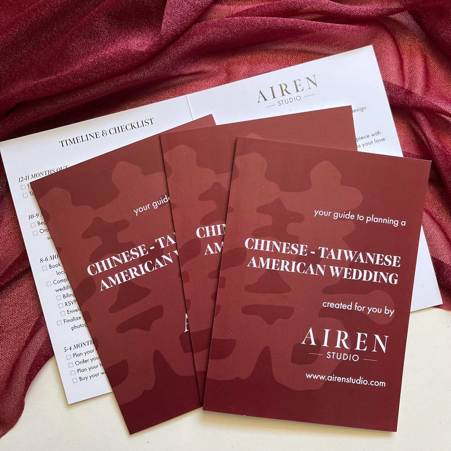 Wedding planning can be overwhelming, but we are here to help! Be the first to pick up our &quot;Guide to planning a Chinese-Taiwanese American Wedding&quot; next Thursday (10/26) at the @coyotehillsgcevents Fall Wedding Show! 

#weddinginvitations #