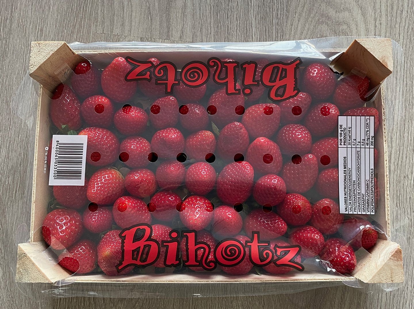Strawberries in January!