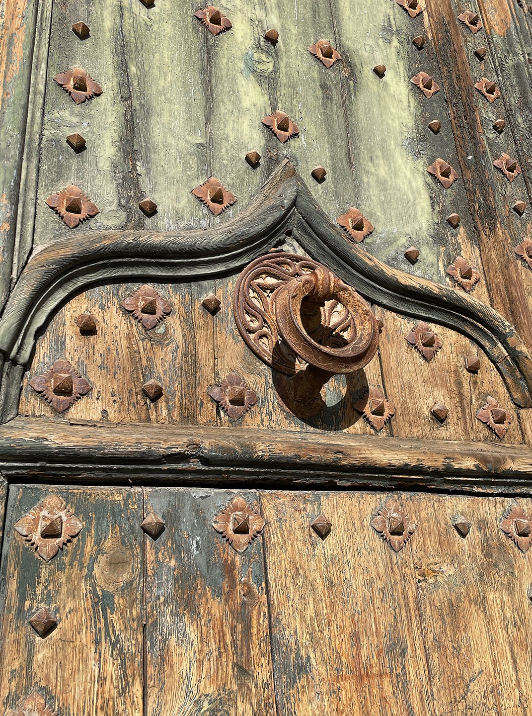 Detail of door, side of the cathedral