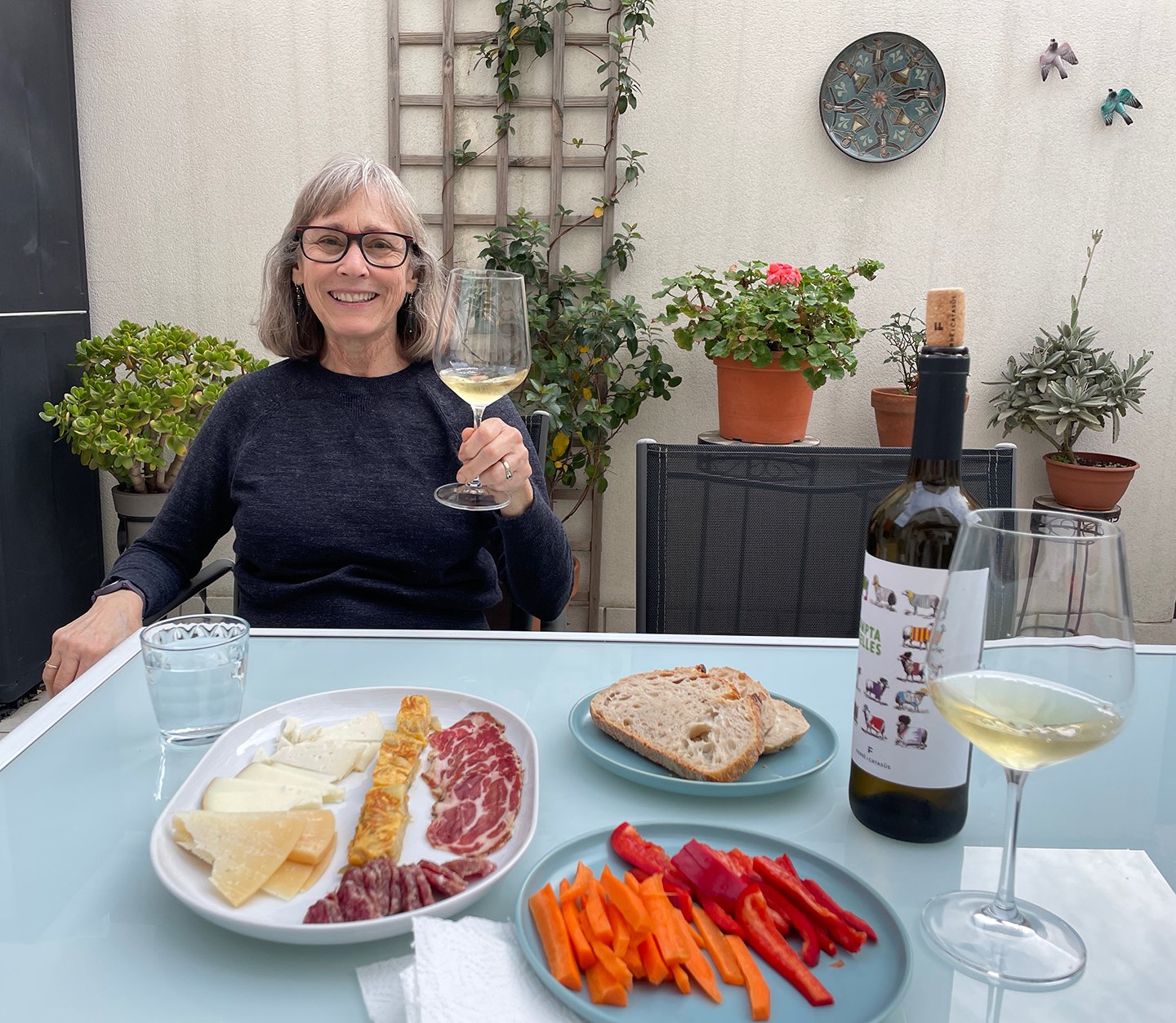 Lunch on our terrace