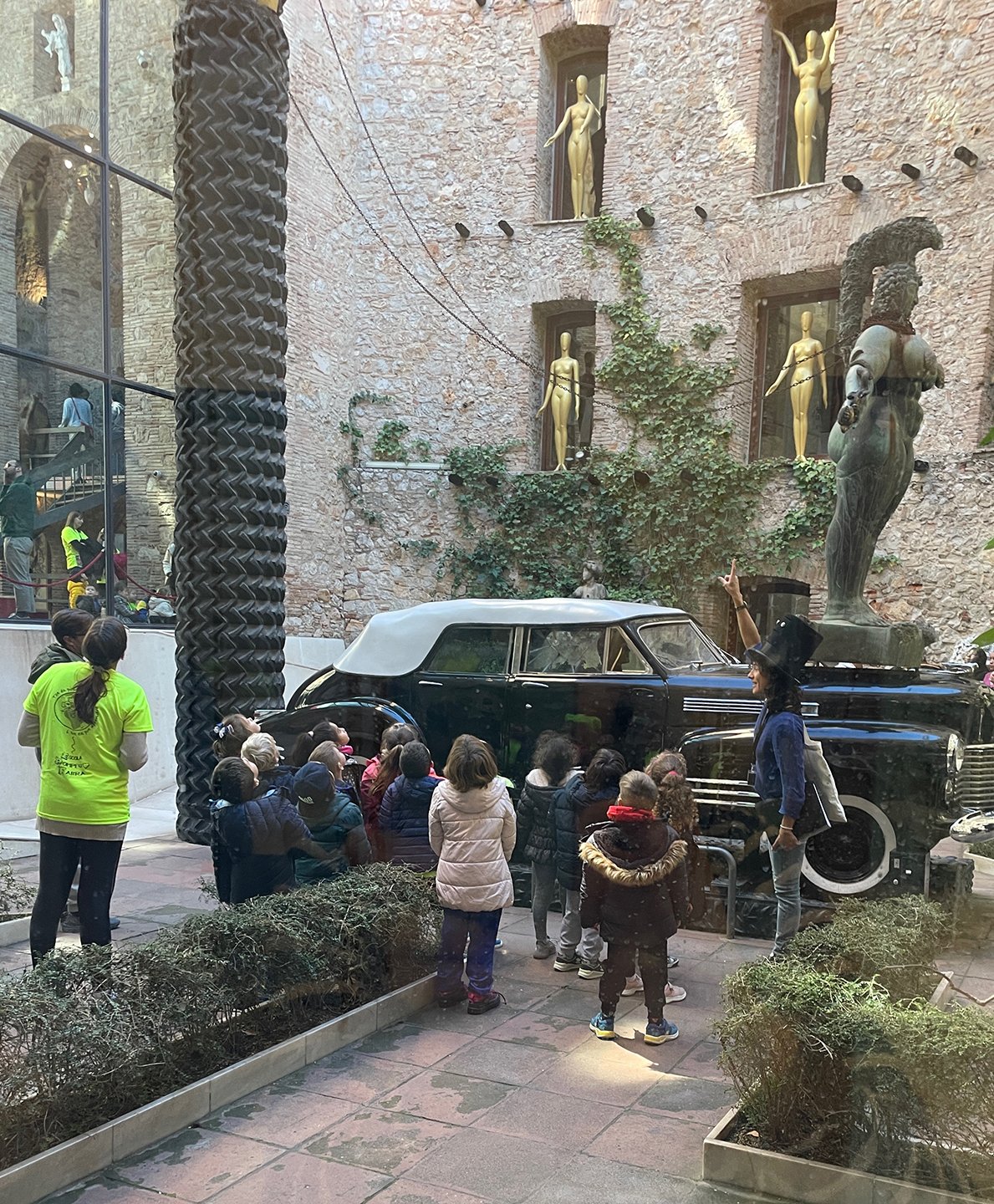 Primary school tour group