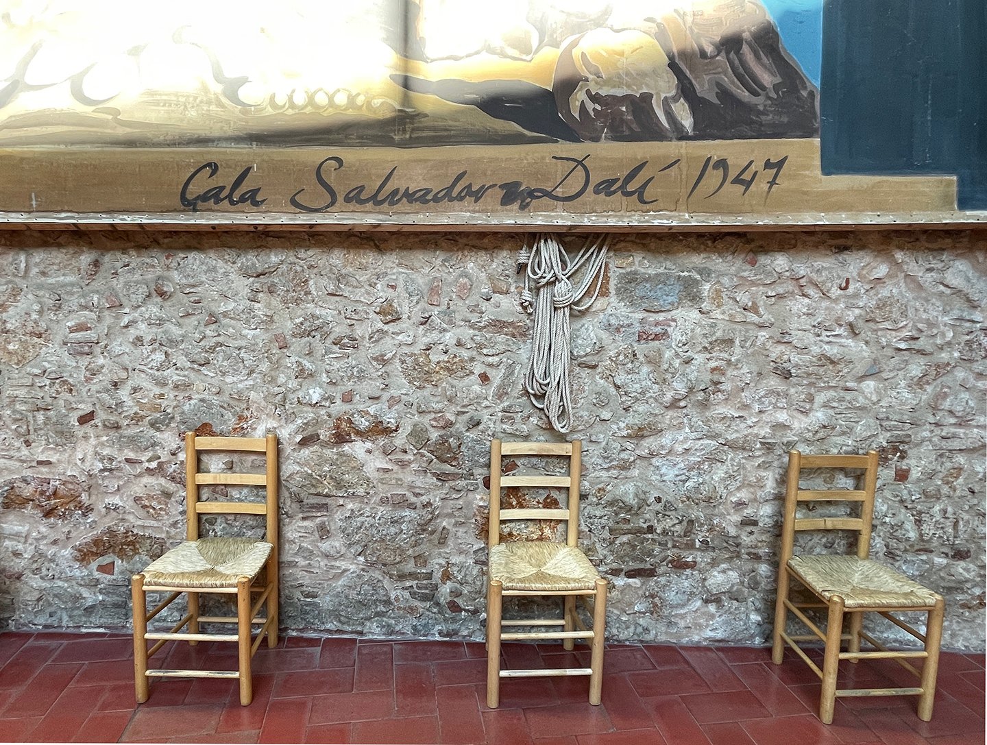 Signature of huge mural