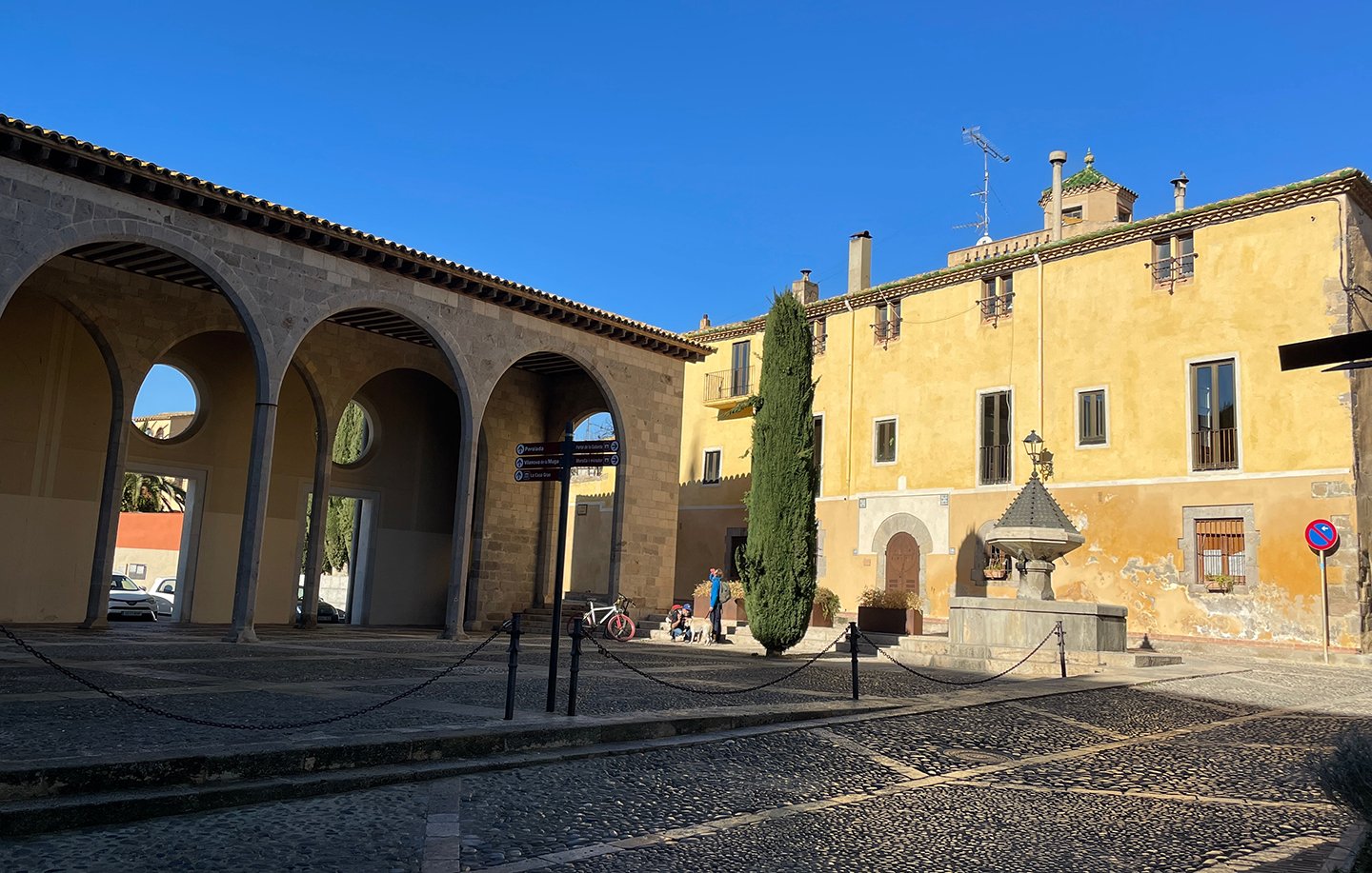 Nicely restored structures