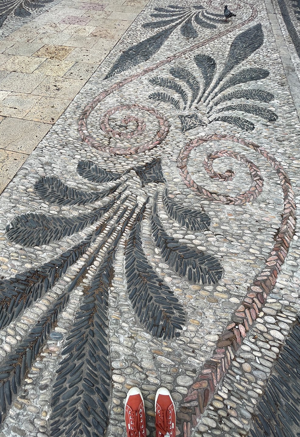 Excellent pebble mosaics