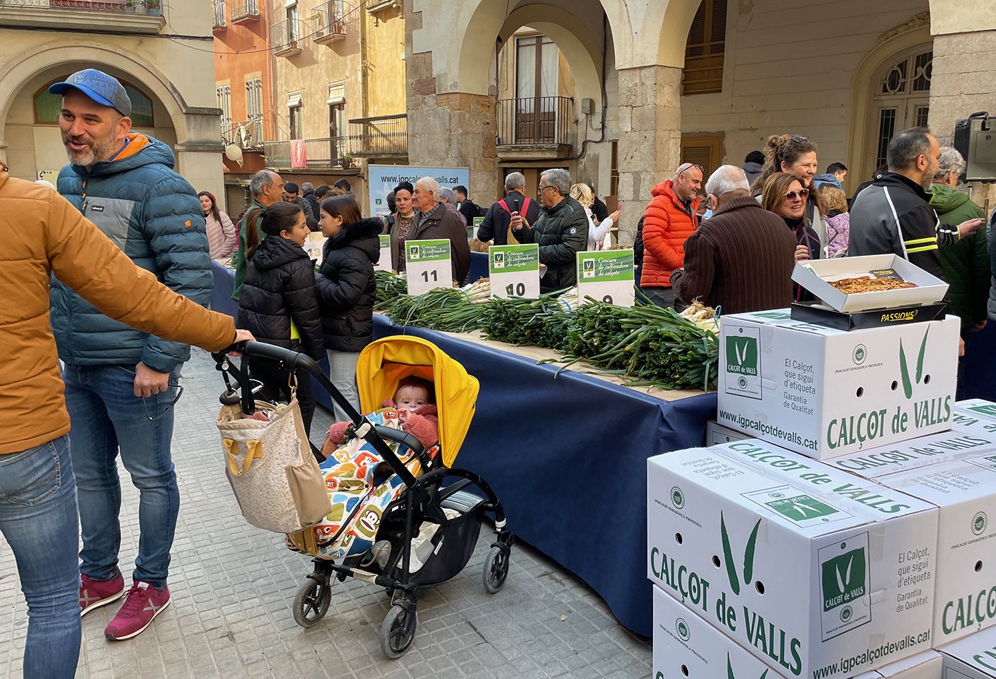 Farmers enter their product in a competition.