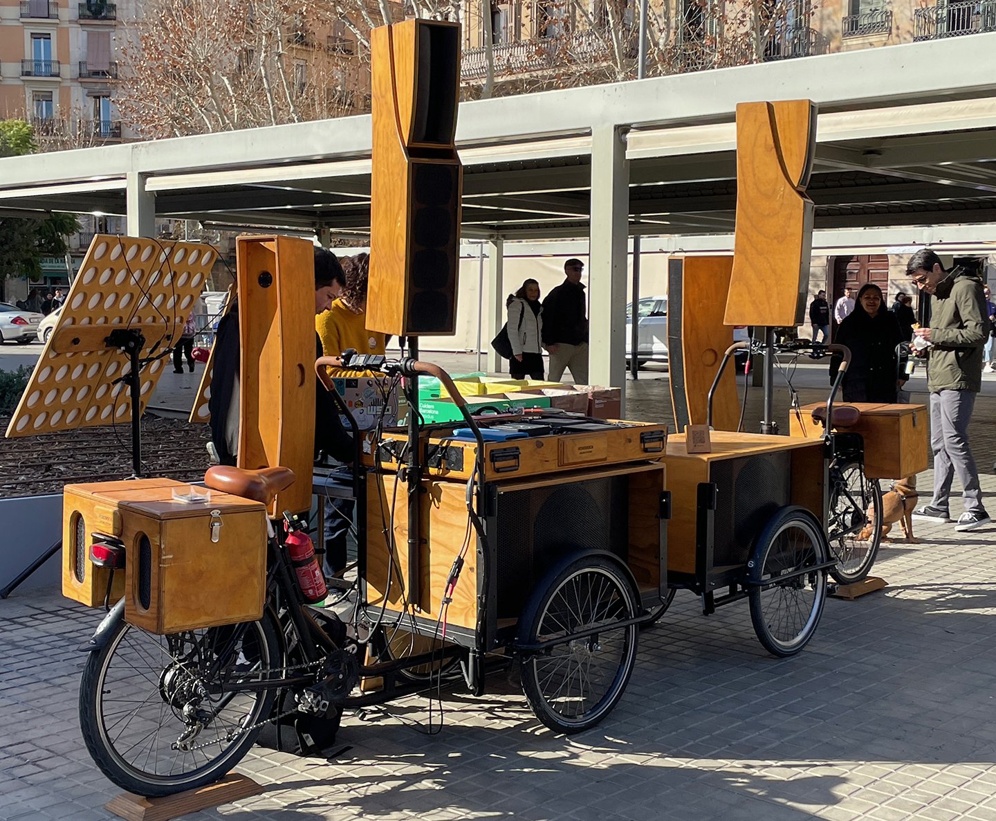 Fun mobile DJ set up