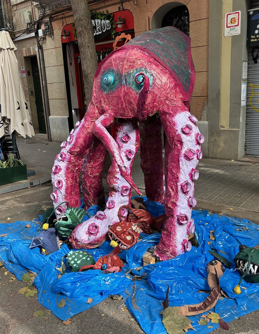   Part of a sea-themed display.  