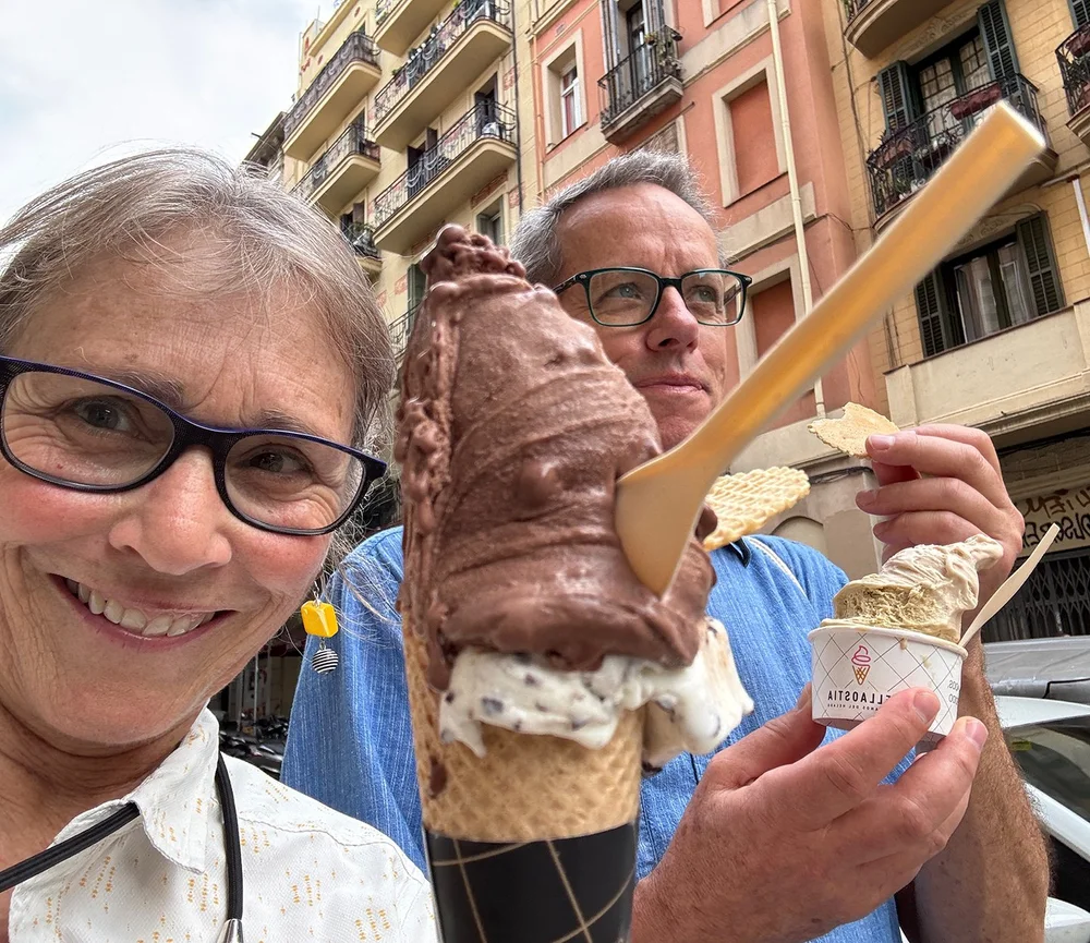   Reward for the 2 hour hike!  