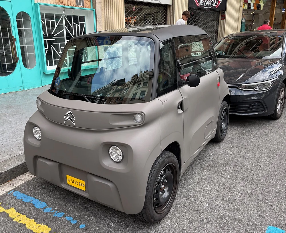 How cute is this? It’s a Citroen.