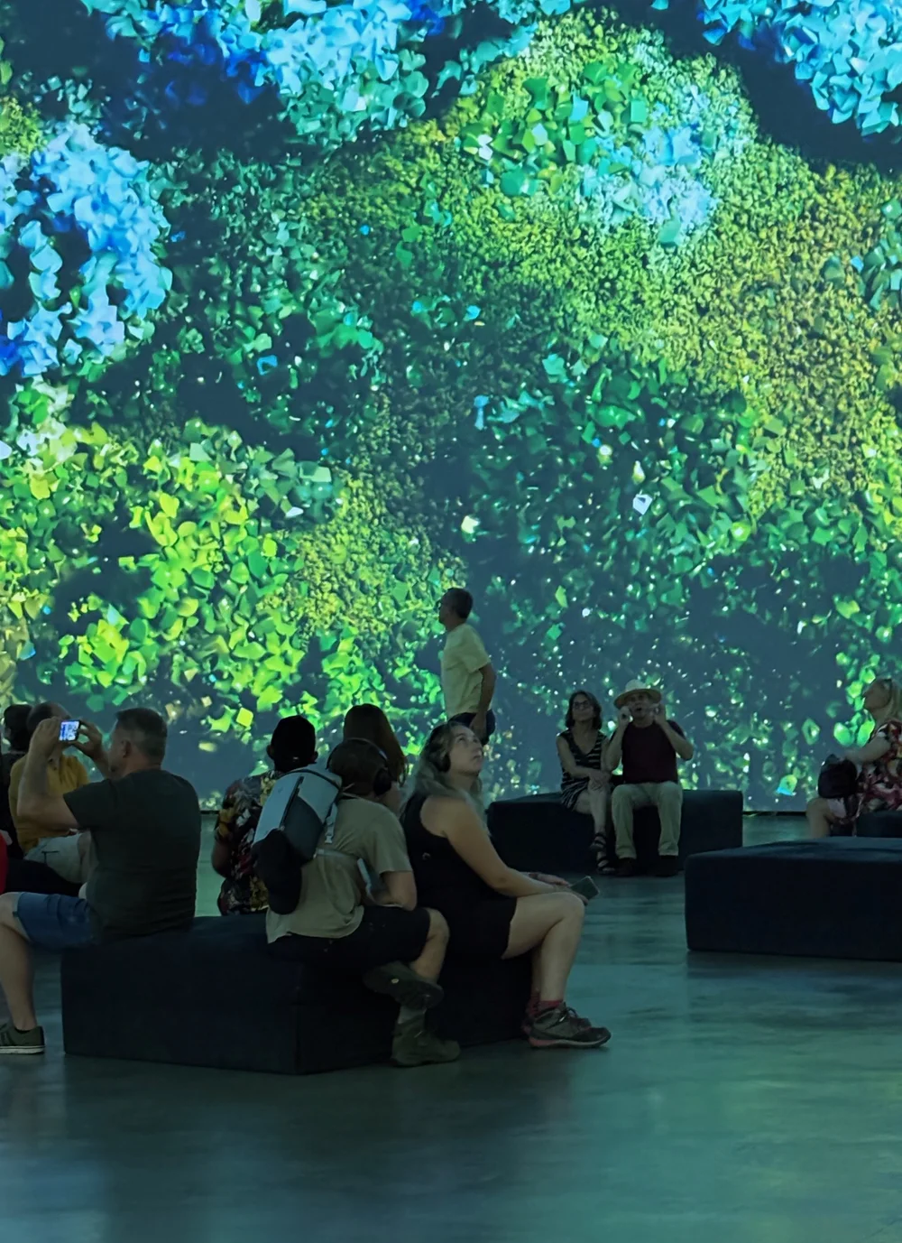 AI - generated 360° video. It was constantly changing and mesmerizing. A still doesn’t do justice.