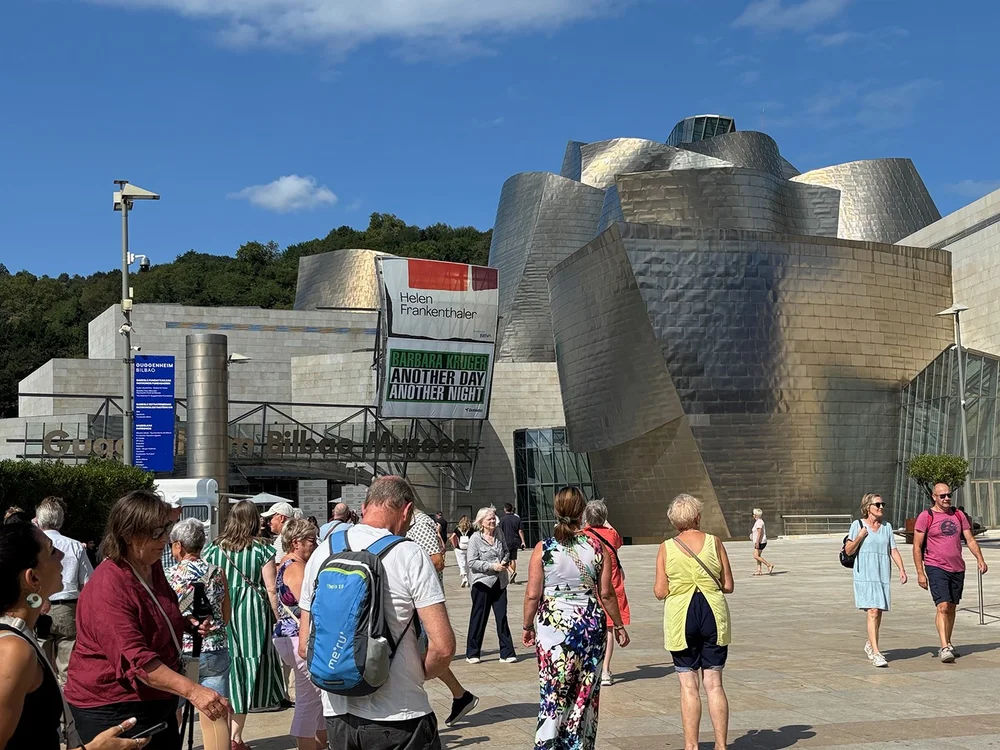Front of the museum. Never get tired of seeing Frank Gehry’s architecture!