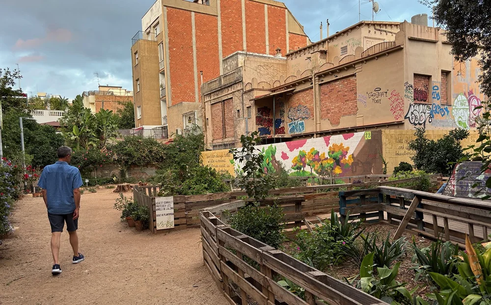 That the city made a public garden space