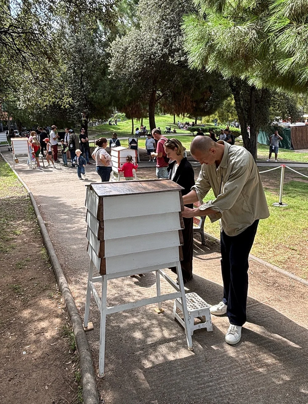 An art group from Manchester conceived of this whimsical installation