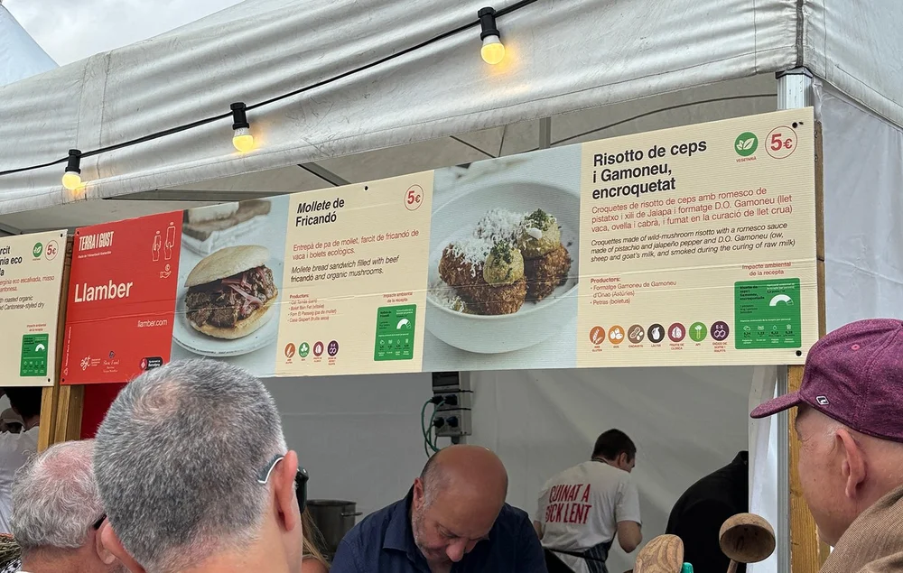 Two of many  restaurants serving up tasty plates