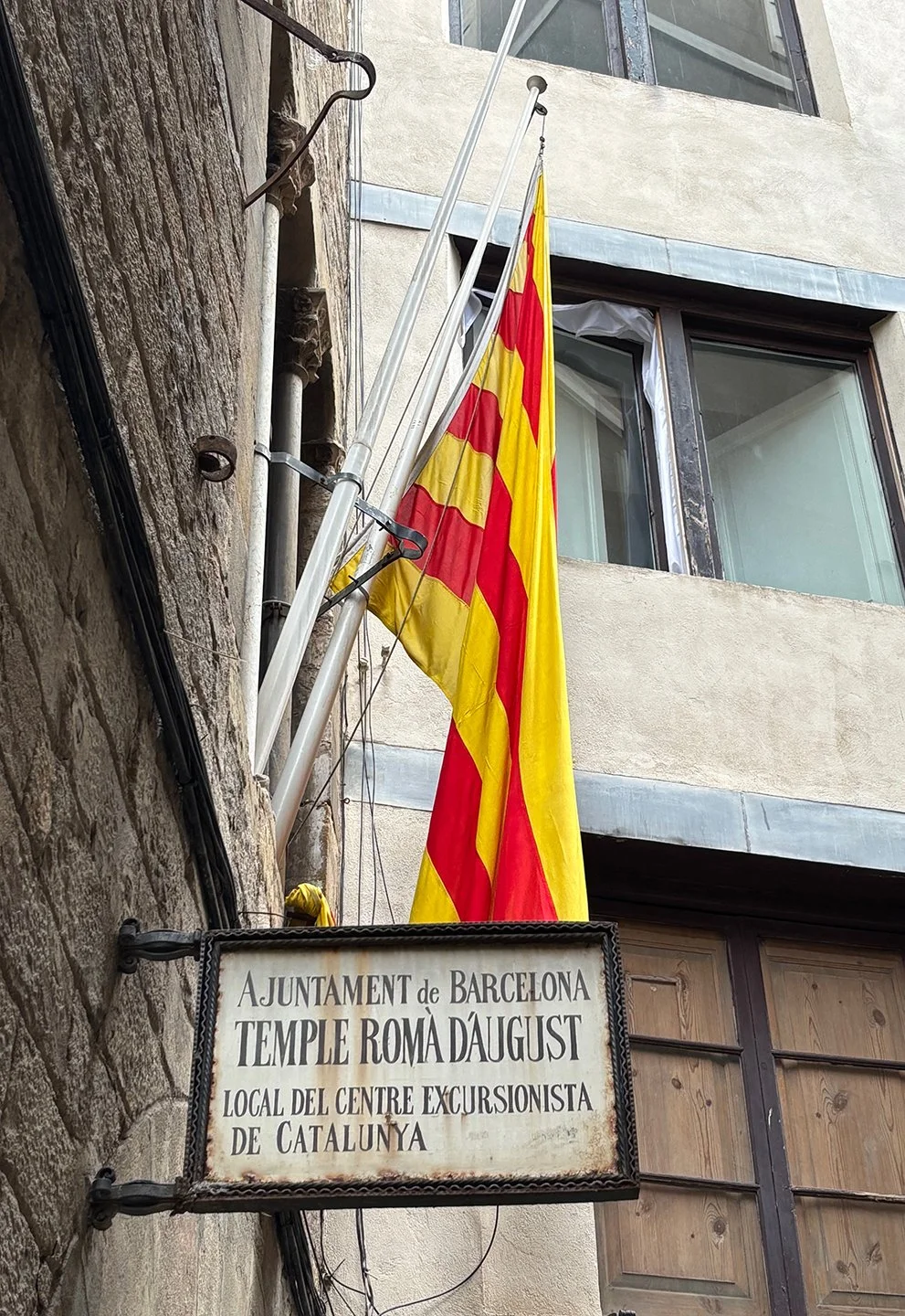 Remainders of a Roman temple in this building!