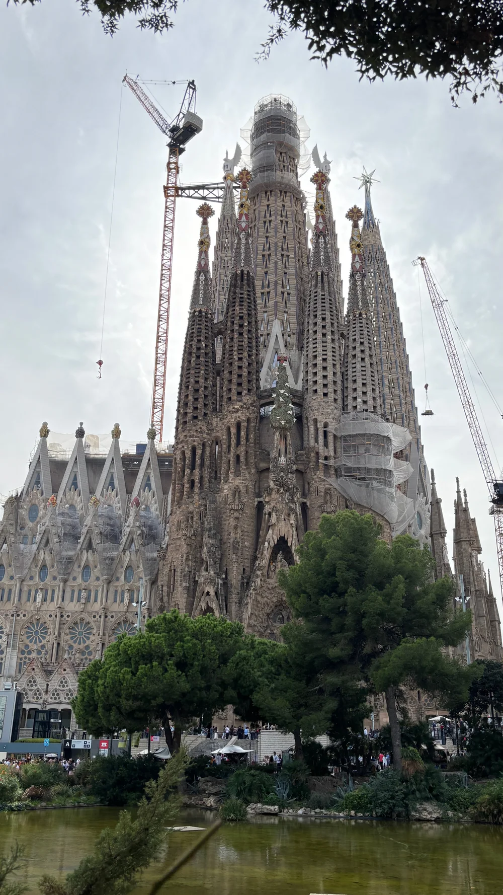 Original Nativity façade, the only one completed by Gaudì in his lifetime.