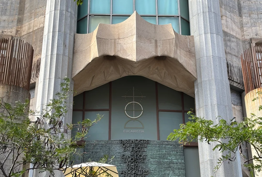 To be the front entrance when complete.