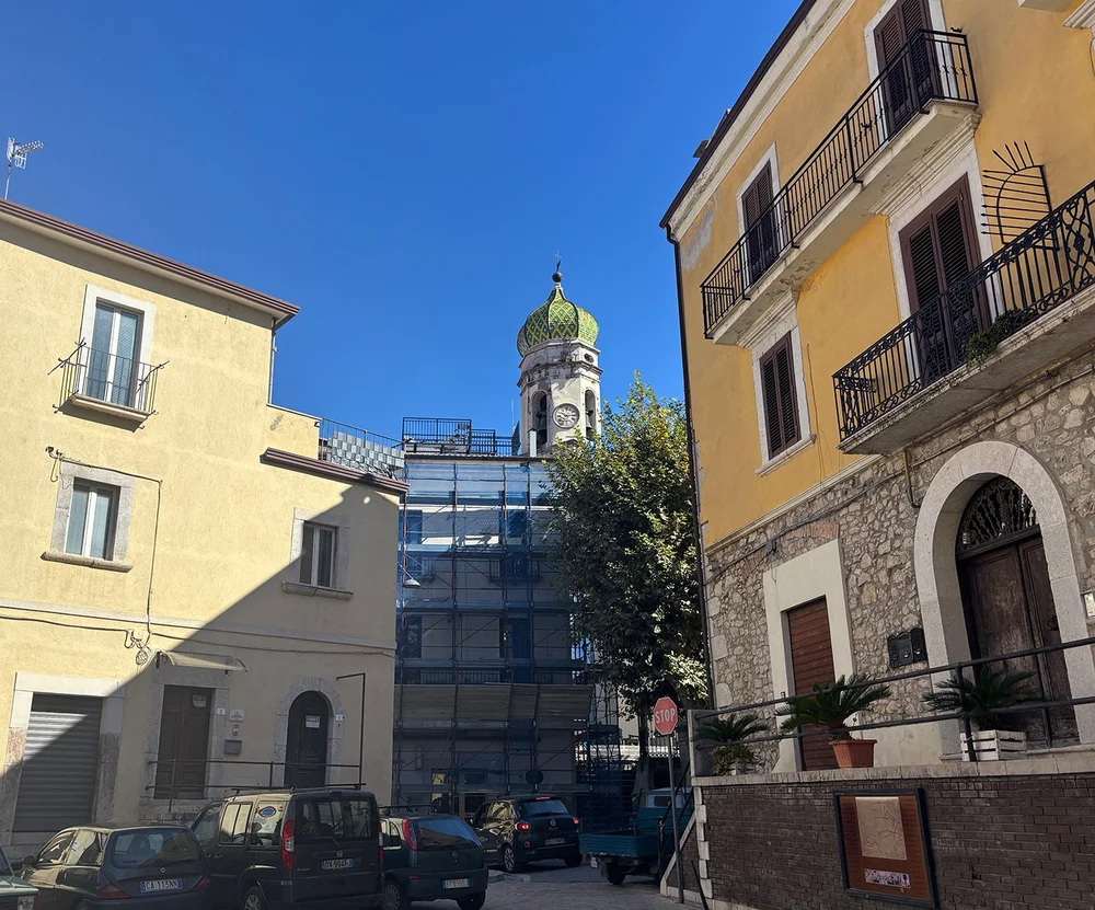 Many buildings are nicely renovated.