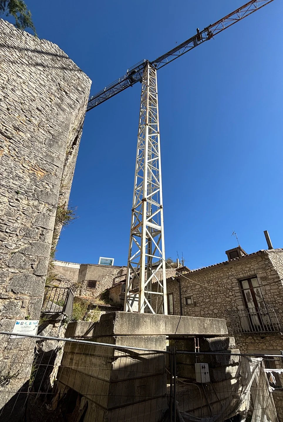 Of course, the castle is a ruin, but slowly being restored to some degree.