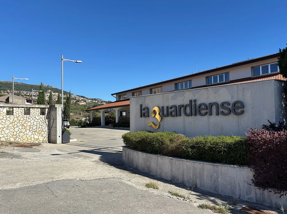 Entrance to the winery.